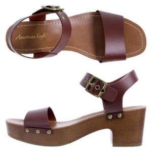 American Eagle Saint Heeled Platform Sandals NWT